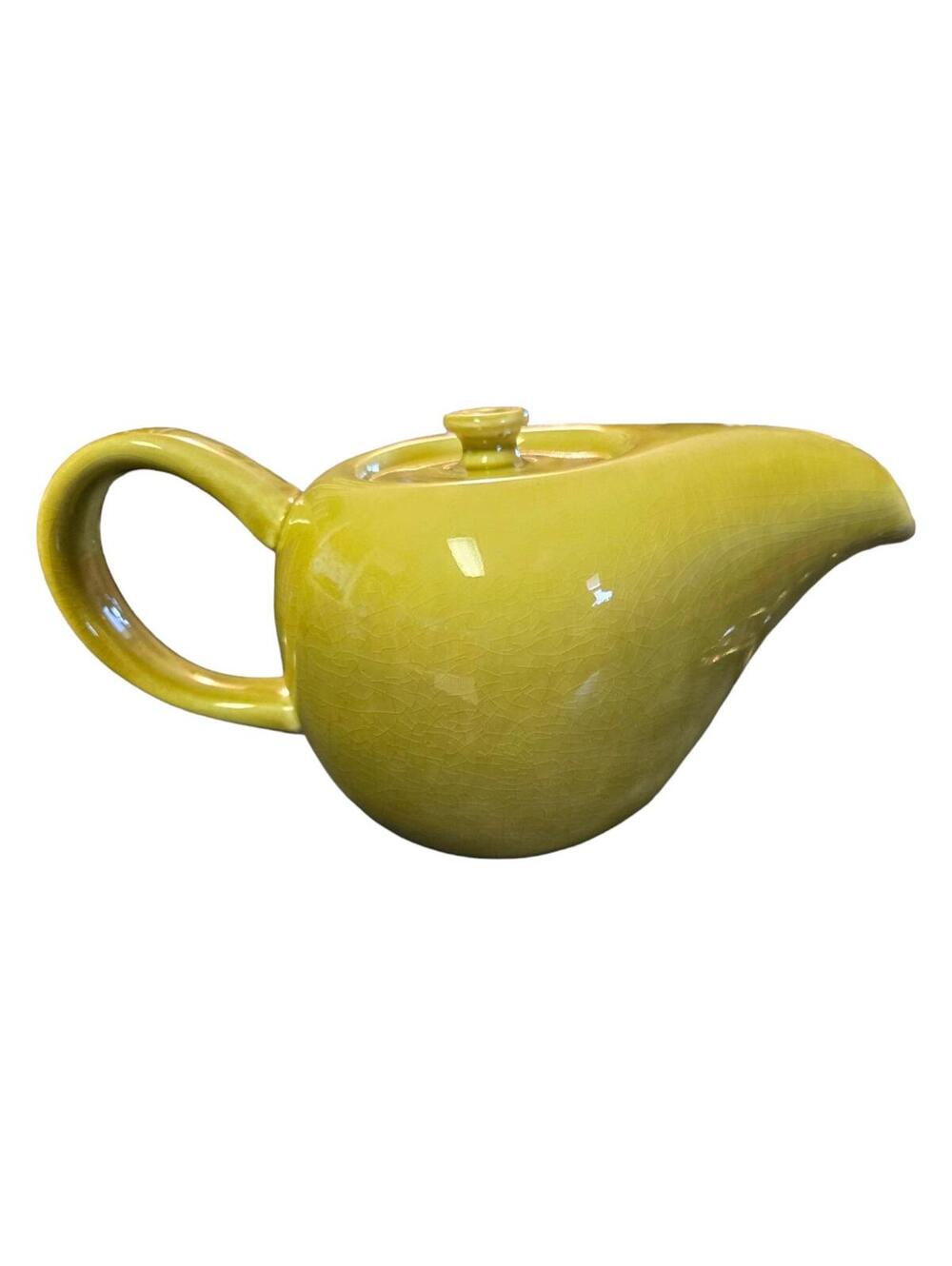 Russel Wright American Modern After dinner coffee pot, Demitasse, Chartreuse